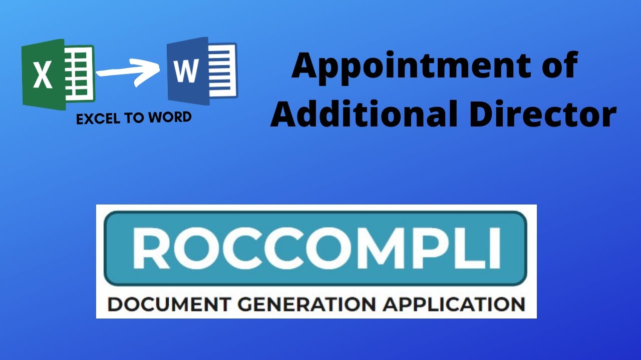Procedure for Appointment of Additional Director. Additional Director Appointment