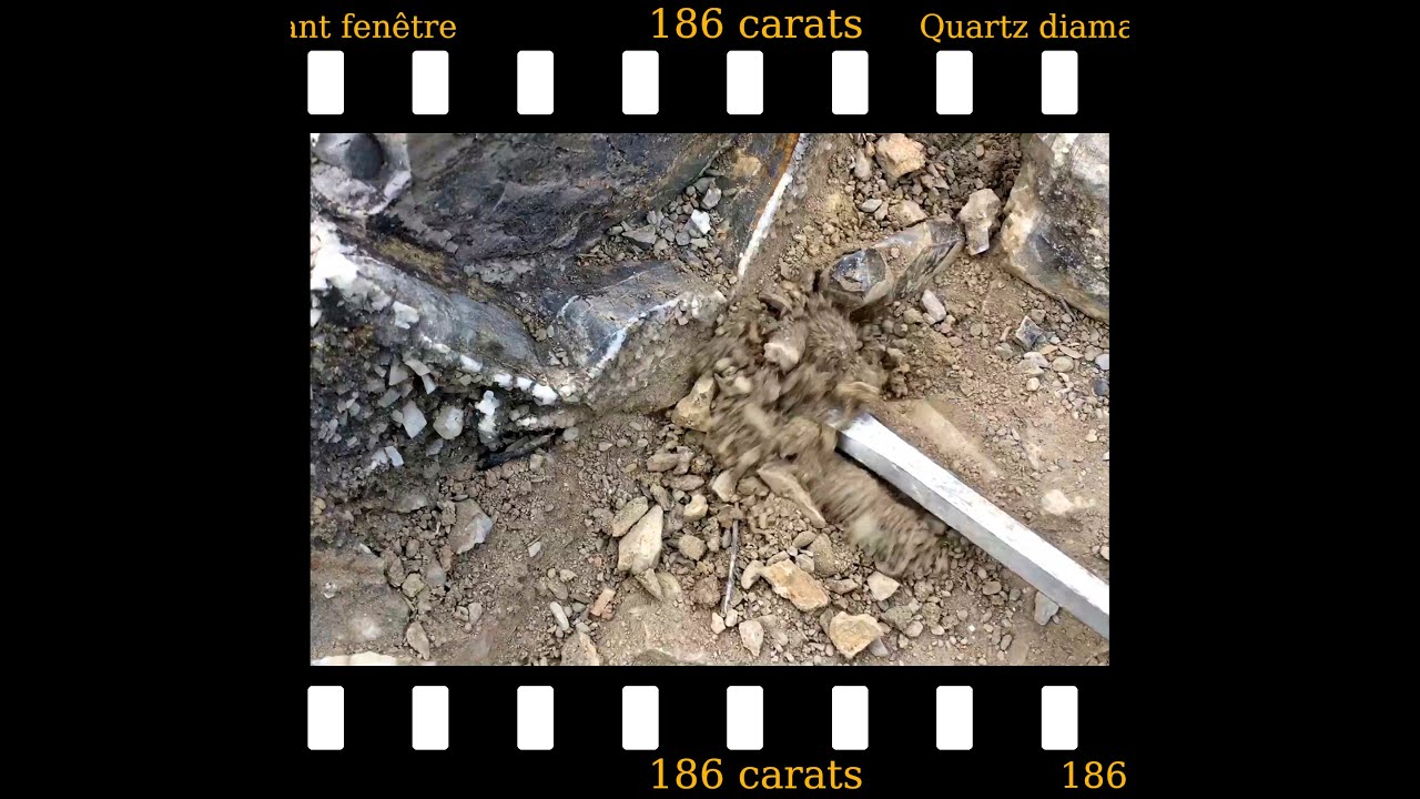 ☆ Exceptionnel découverte d'un quartz fenêtre et d'un petit quartz diamant ☆ Prospection minéraux  ☆