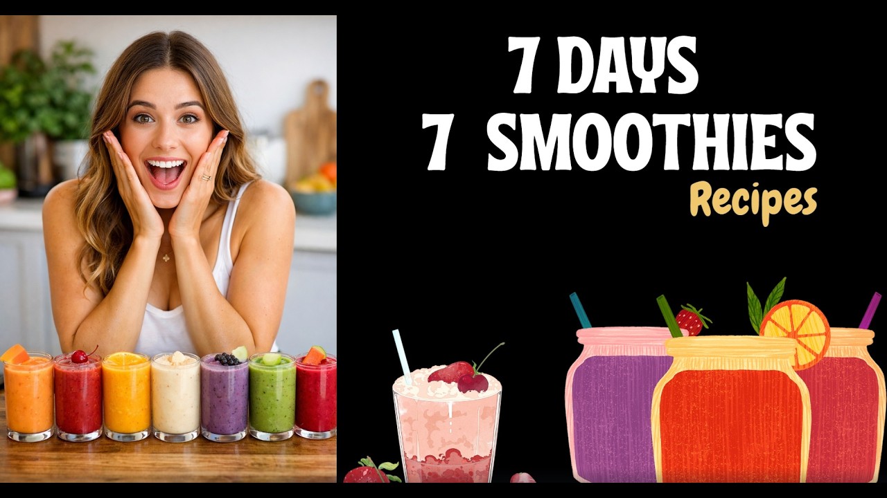 7 Days 7 Smoothies Challenge | Healthy Smoothie Recipes for the Week #smoothies #recipe #healthy