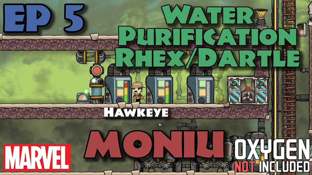 Hawkeye purifies our polluted water! MONIU - Oxygen not included - Prehistoric Planet Pack