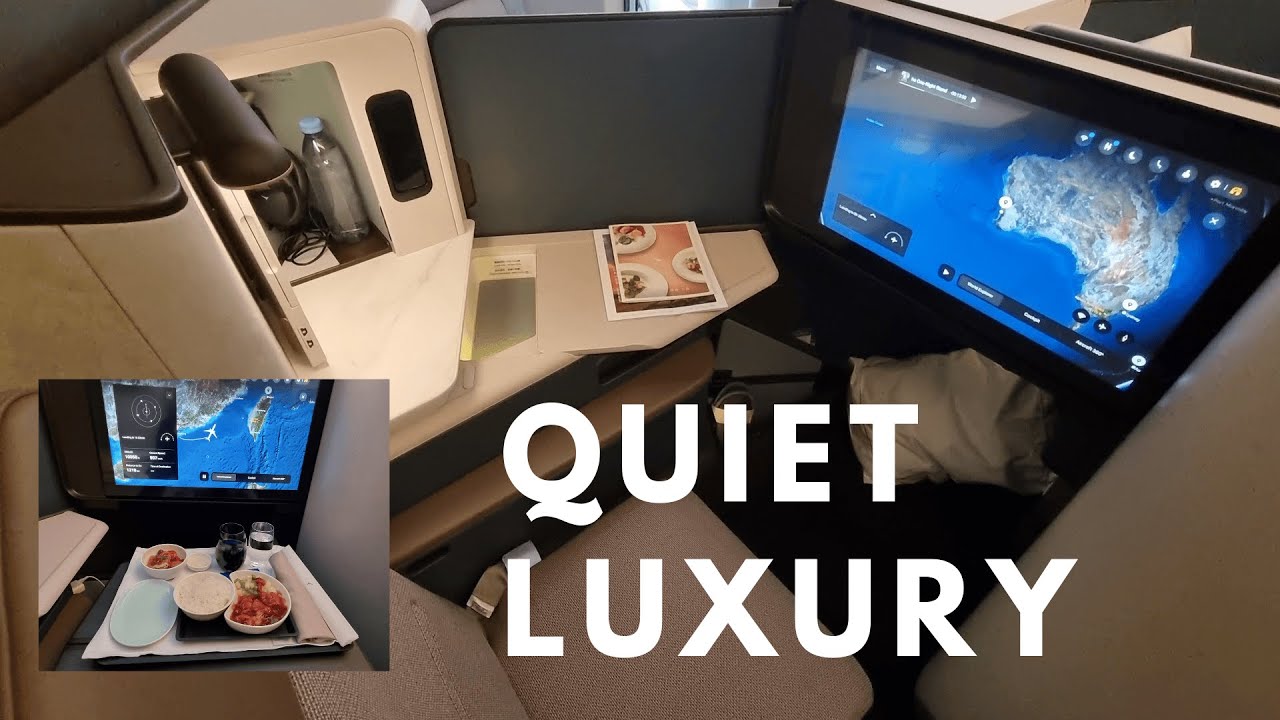 Тихая роскошь — знакомство с совершенно новым бизнес-классом Cathay Aria Suite на самолете B777-3...