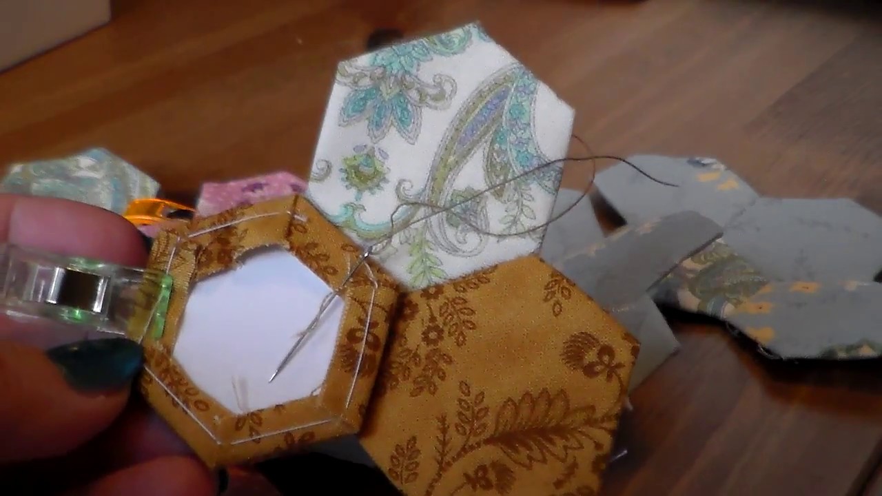 Englisches Paper Piecing - Nähen von Hexagonen, Anfängertutorial