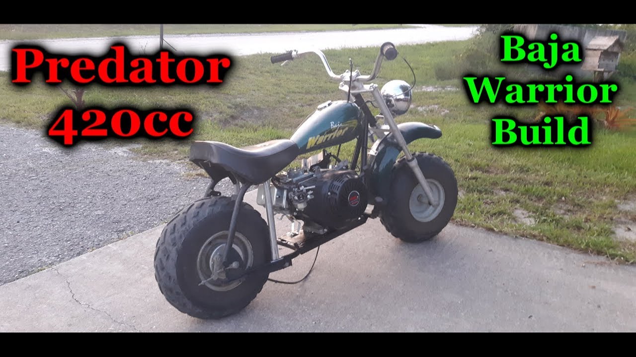 Predator 420cc On A Baja Warrior Part 1