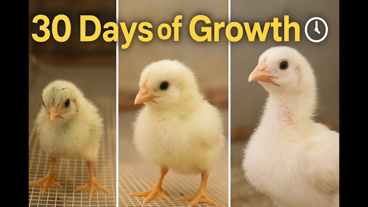 A Chick&rsquo;s Journey &ndash; 30 Days of Growth