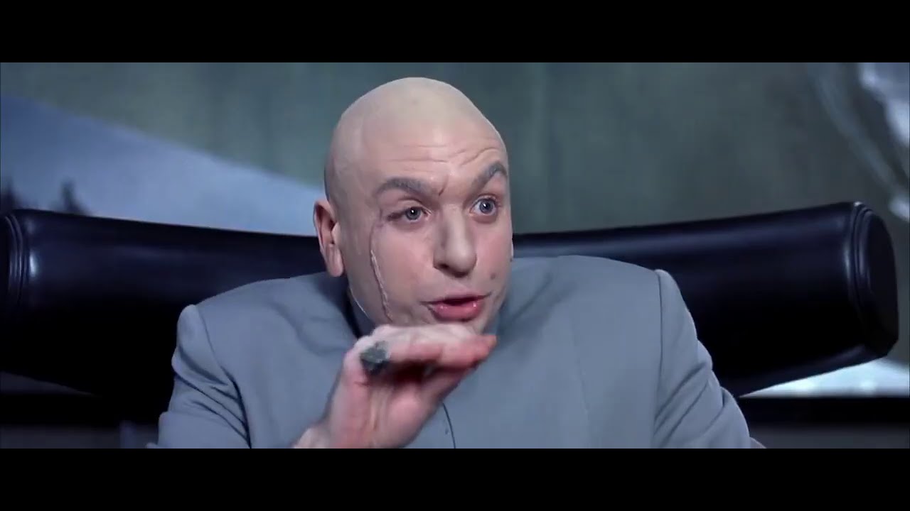 Austin Powers Dr Evil Shh Scene