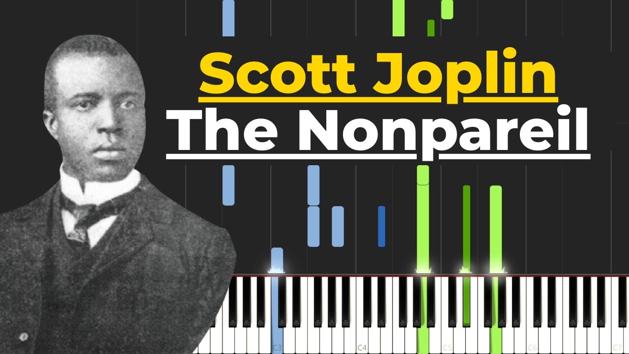 Scott Joplin - The Nonpareil Rag - 1907 - Piano Music Tutorial by TheGhostPianist