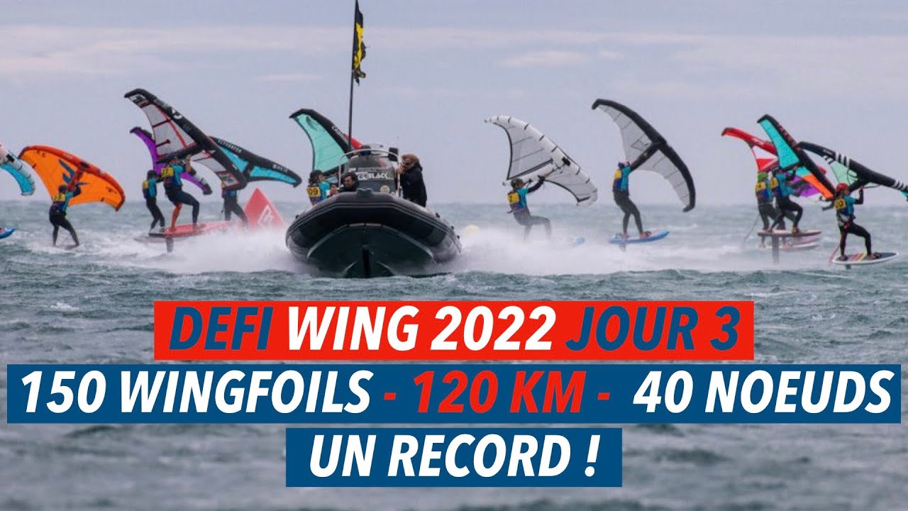 [DEFI WING GRUISSAN 22 J3] 120 km dans la Tram' pour un record en WINGFOIL !