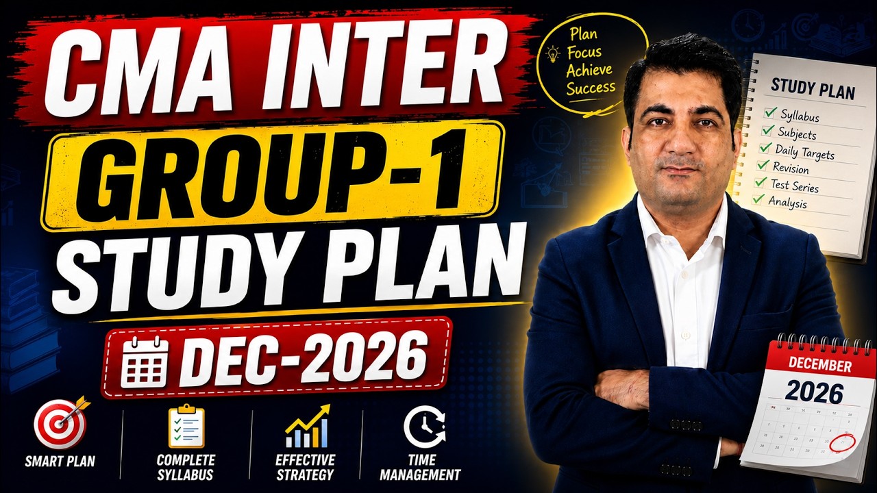 CMA Inter Group 1 Study Plan Dec 2026