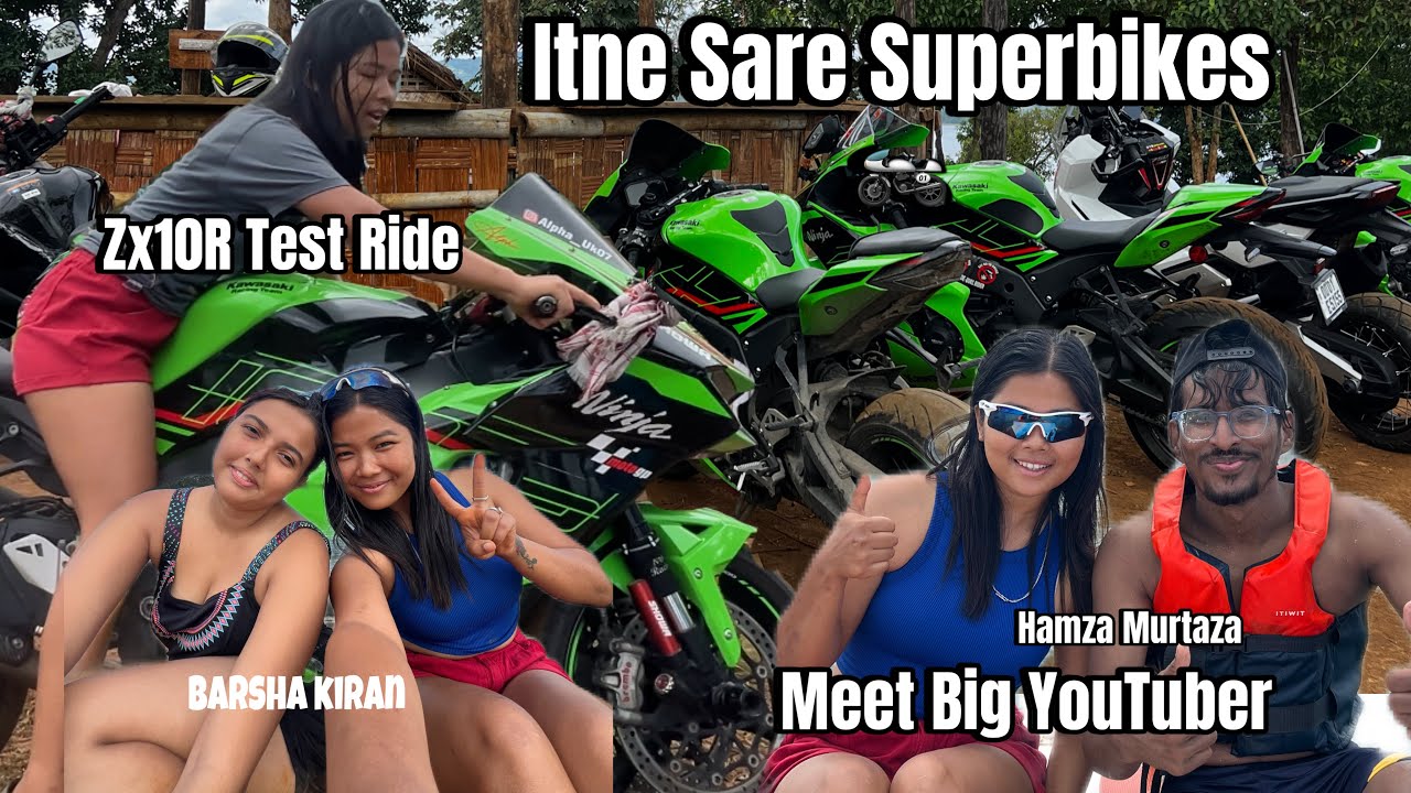 Pheli Baar Zx10r | Itnae Sare Super Bikes Ekk Sath | 🏍️ met @hamzamurtaza  🙏🏻🙏🏻🙏🏻