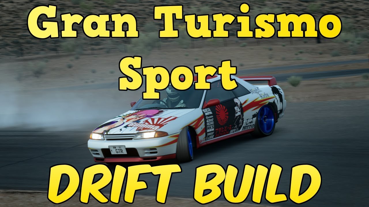 Gran Turismo Sport Nissan Skyline R32 GT-R V-Spec II Drift Build Setup on Tsukuba Circuit (2018)