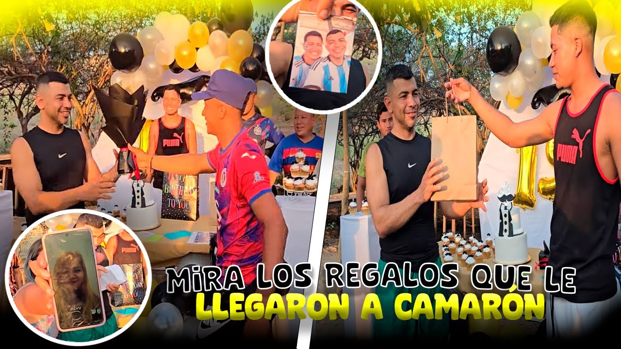 Le comienzan a llegar los regalos a Camarón y miren lo que le mando Abby Guzman. Quedaron asombrados