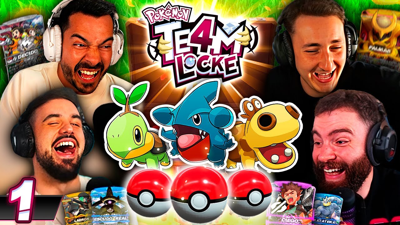¡LA MEJOR SERIE DE LA HISTORIA! 👑 POKEMON 🎗️ TEAMLOCKE 4 🎗️ Ep.1