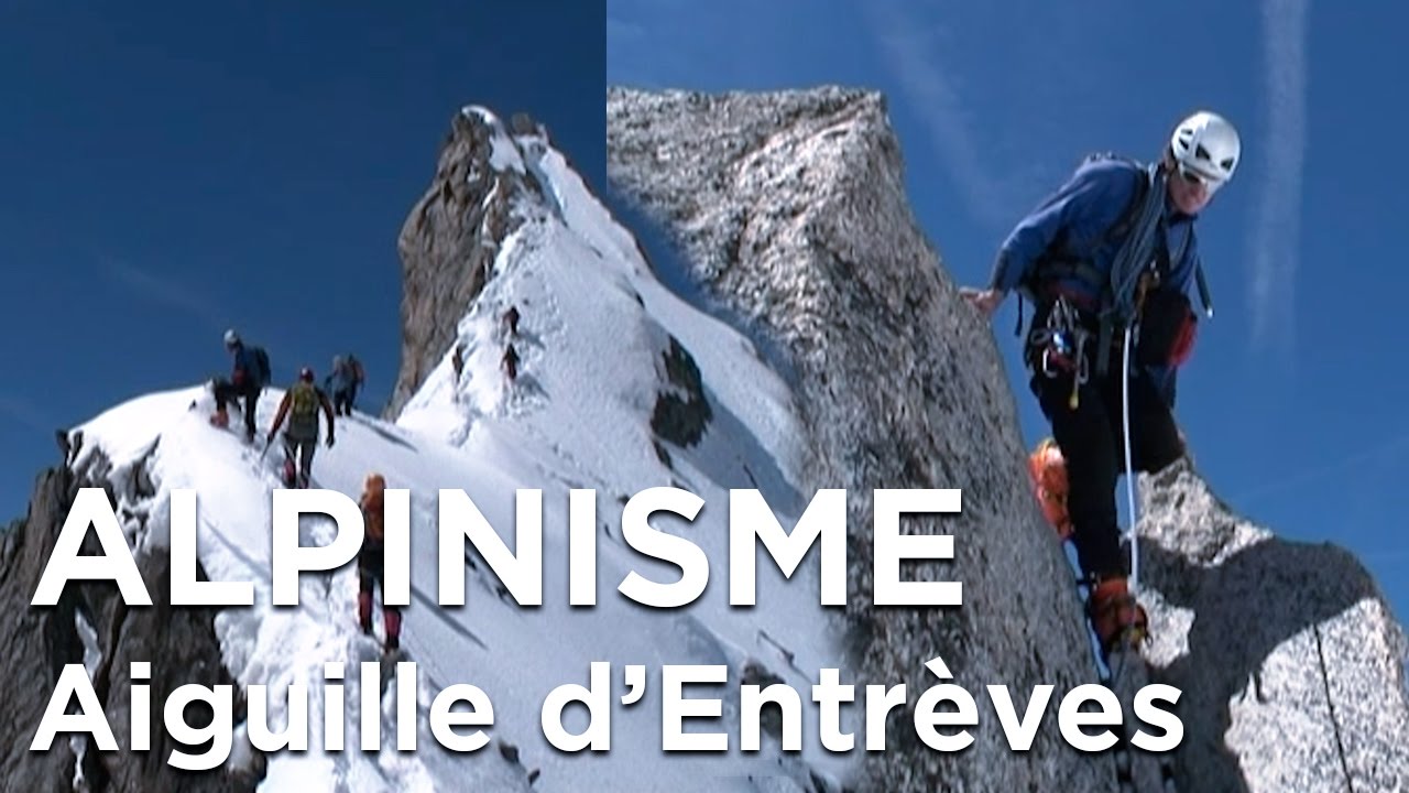 Traversée de l'Aiguille d'Entrèves Courmayeur Chamonix Mont-Blanc alpinisme montagne