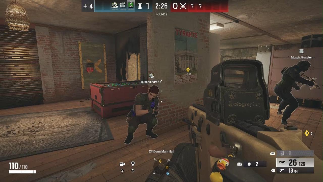 Playing Rainbow Six Siege CUSTOMS