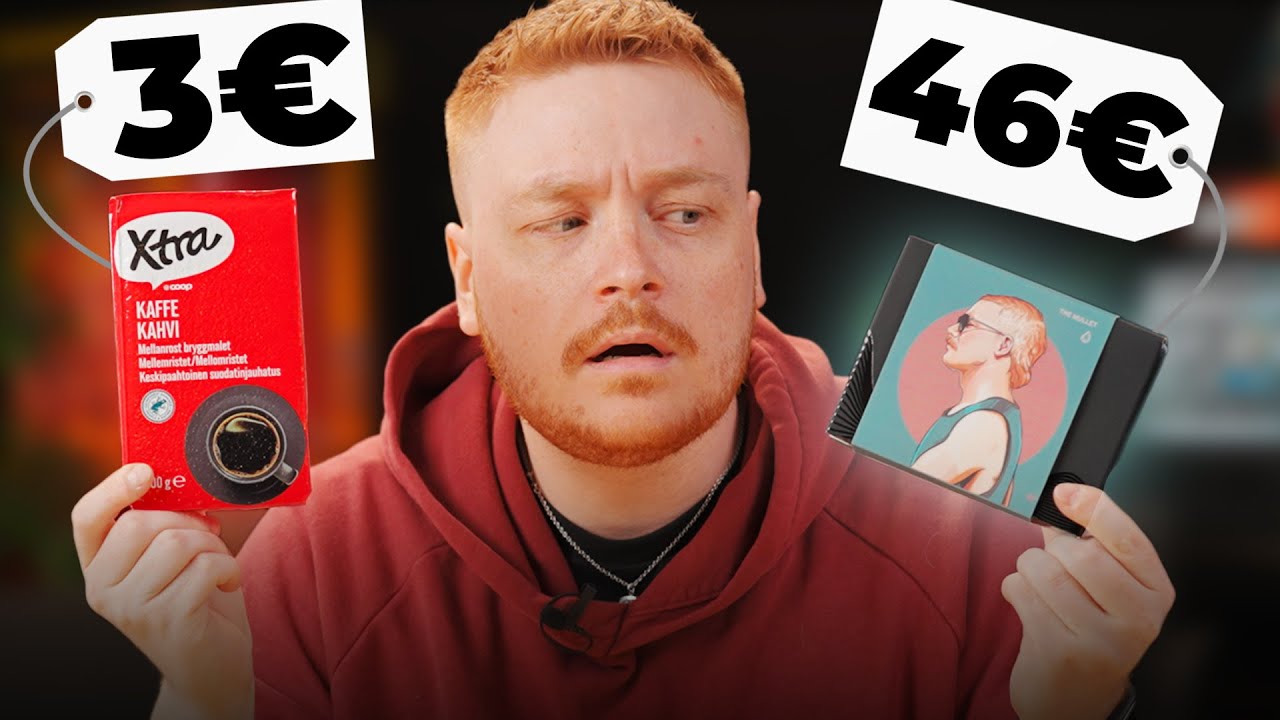 Onko kallis kahvi parempaa kuin kaupan halvin?