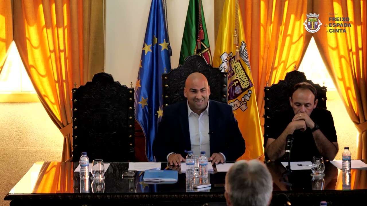 Transmissão em diferido da Reunião de Câmara, realizada no dia 28 de agosto de 2025