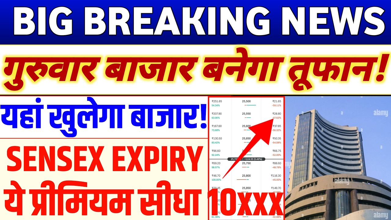 Tomorrow market prediction| Nifty Prediction| Bank Nifty Tomorrow| Thursday Market Prediction
