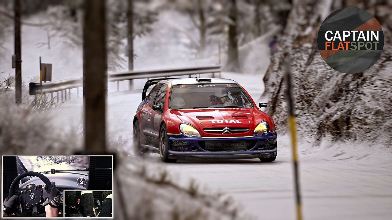 Insane Rally Stage - 100% Snow in Monte Carlo