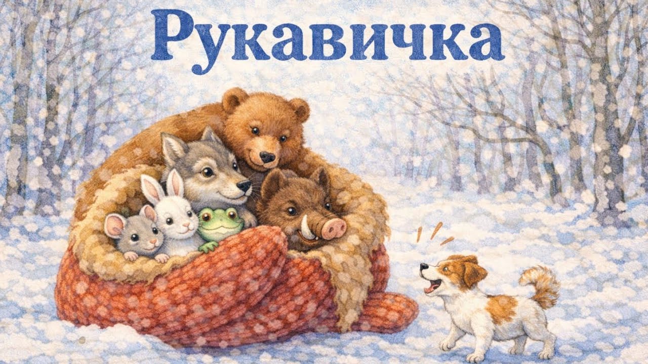 Рукавичка. Аудиоказка для малят. 
