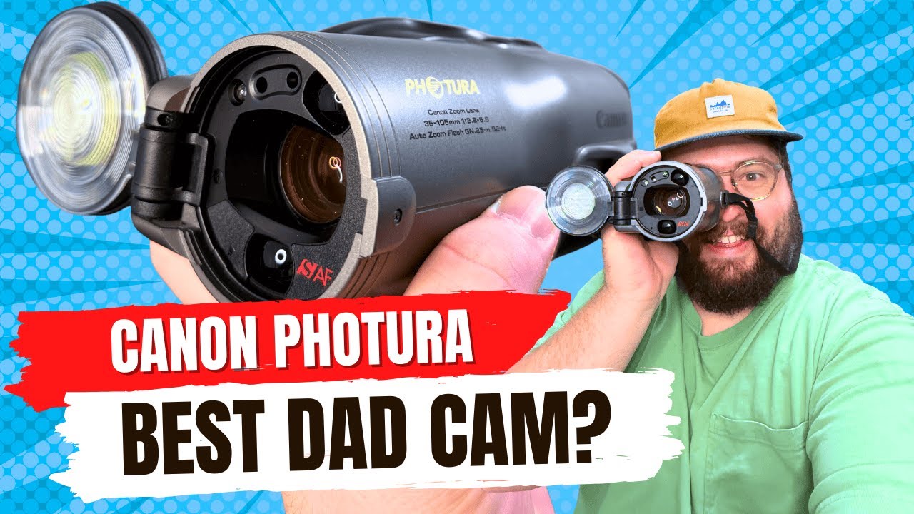 Самая странная пленочная фотокамера | Canon Photura | Идеальная камера для папы?