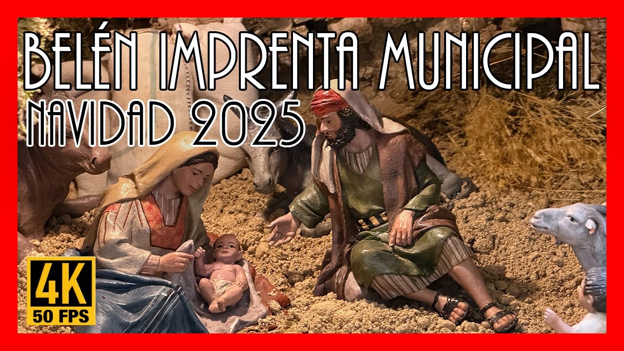 Belén Imprenta Municipal - Navidad Madrid 2025