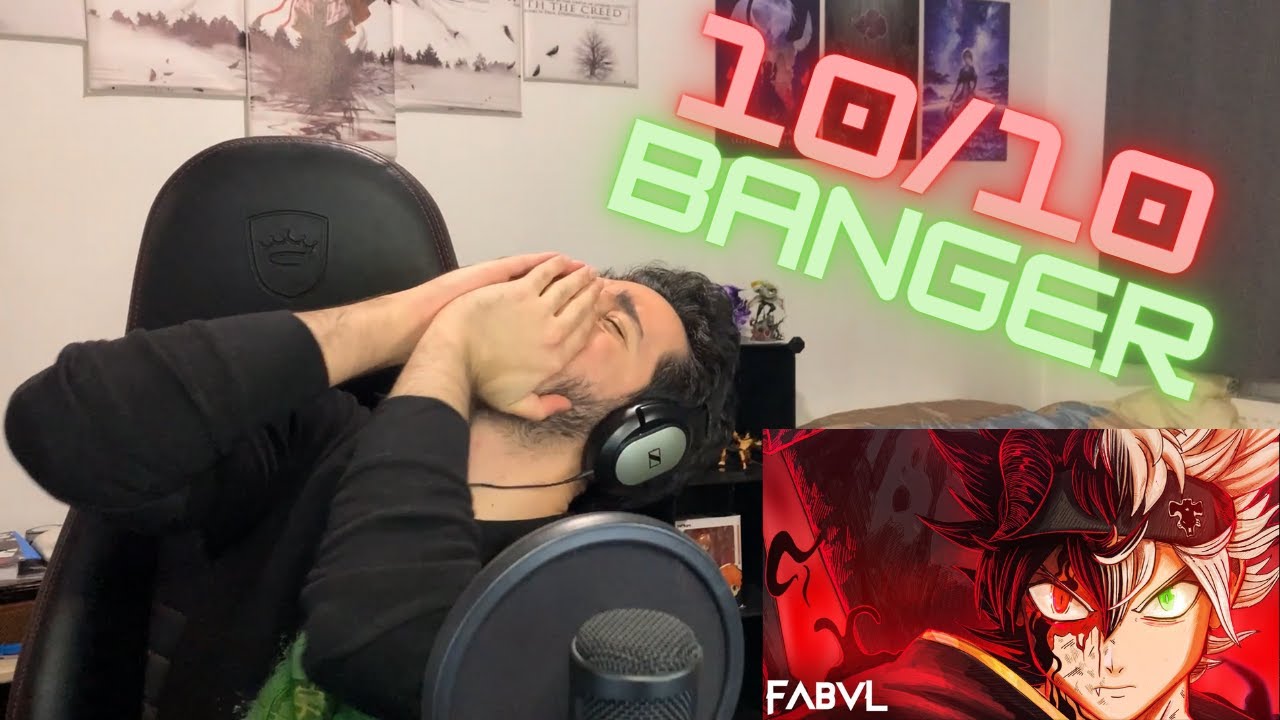 ASTA RAP (REACTION) - “Breaking Me Down” | FabvL [Black Clover]