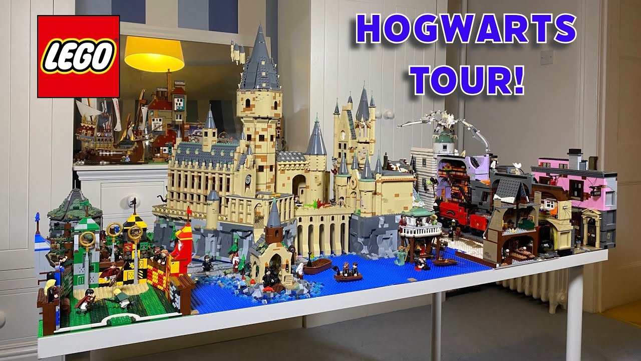 Огромная экскурсия по замку LEGO Harry Potter Хогвартс!