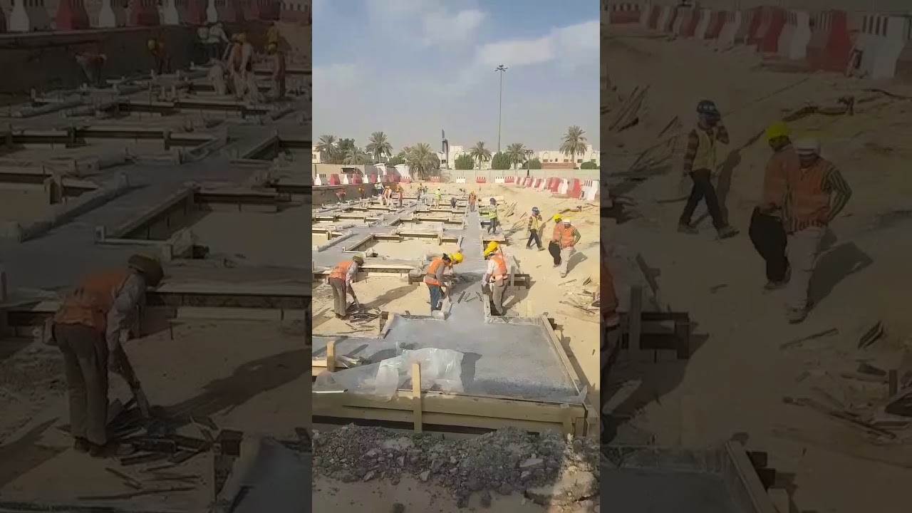 شرح طريقة استخدام نظام العزل المائي ( EPDM ) تحت القواعد والشدادات.