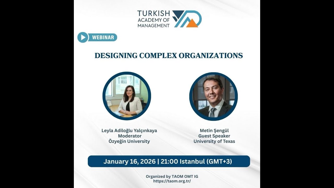 Designing Complex Organizations | with Metin Şengül