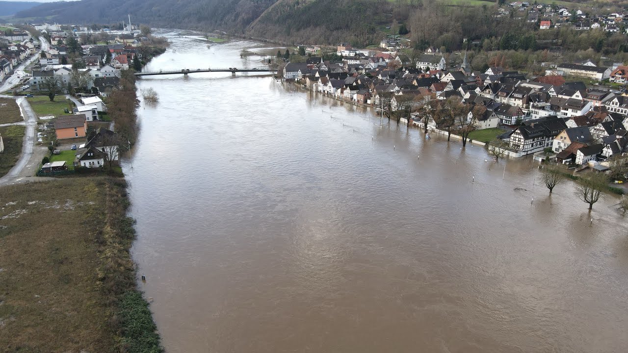 Hochwasser Bodenwerder 26.12.2023