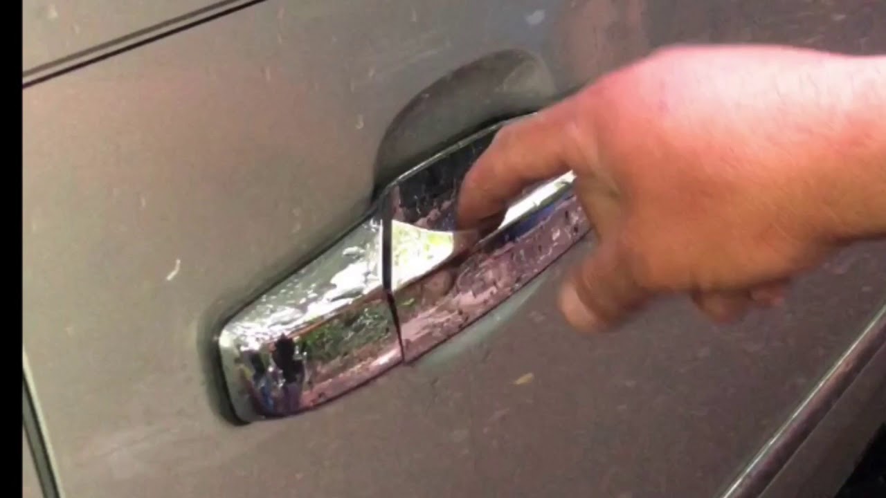 How to replace Front passenger outside handle 2007 2014 Yukon Dinali Tahoe LTZ +SLT