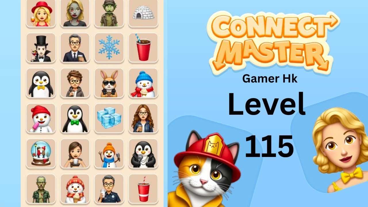 Connect Master level 115 hard level Walkthrough Solution 