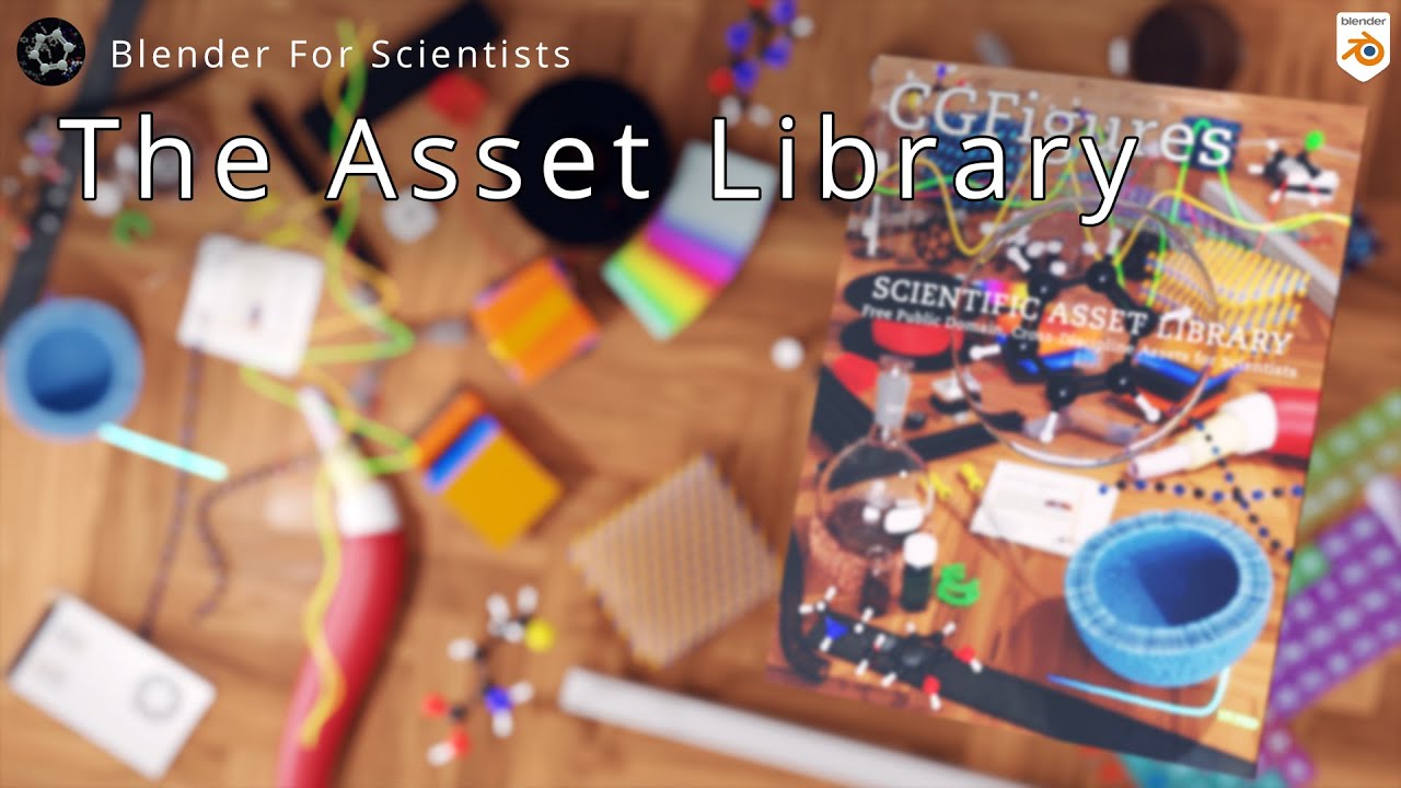 Blender for Scientists - The CGFigures Asset Library