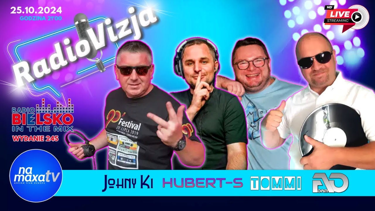 LIVE🔴25.10.2024 👉RADIOVizja / Radio Bielsko In The Mix wyd.245 - #technics1210 vs. #opusquad
