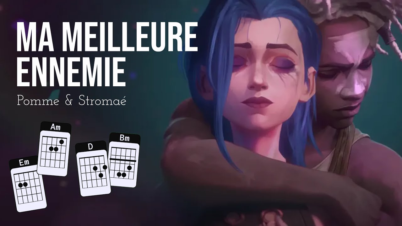 Ma Meilleure Ennemie - Pomme & Stromaé cover guitare avec les accords #tabs #guitar