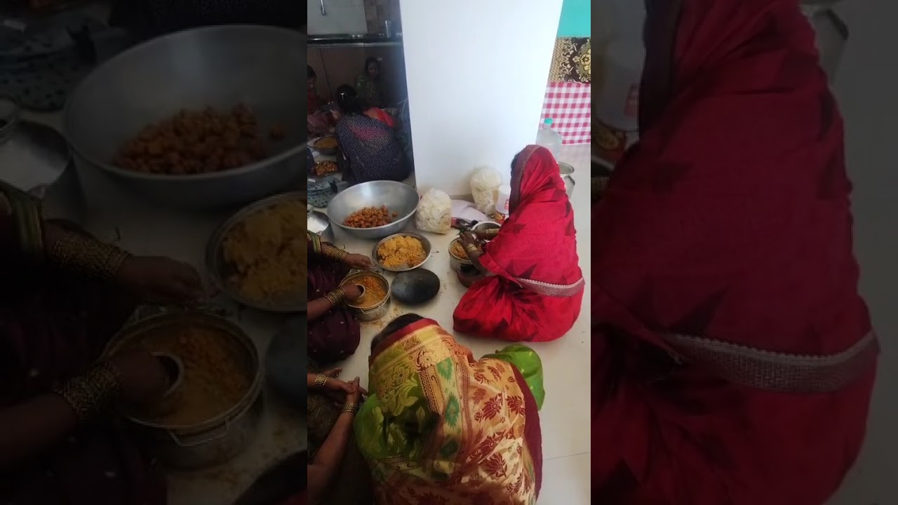 #अजयच्या लग्नाच्या मायाक्का देवीच्या सुवासण्याचा कार्यक्रम माझी आई गीत म्हणतानाचा व्हिडीओ