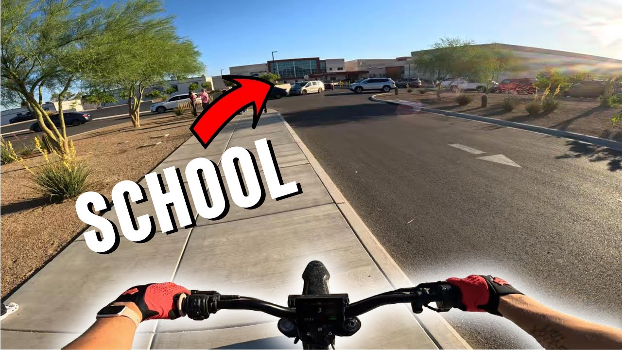 TAKING MY ERIDE PRO E-BIKE TO THE LAST DAY OF SCHOOL