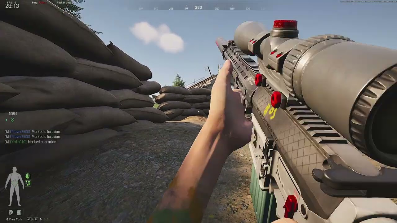 Sniper M24 in hand 🎯🔭With a new member by my side 🤝5 kills secured 💀💀💀💀💀1.6M extracted safely 💰