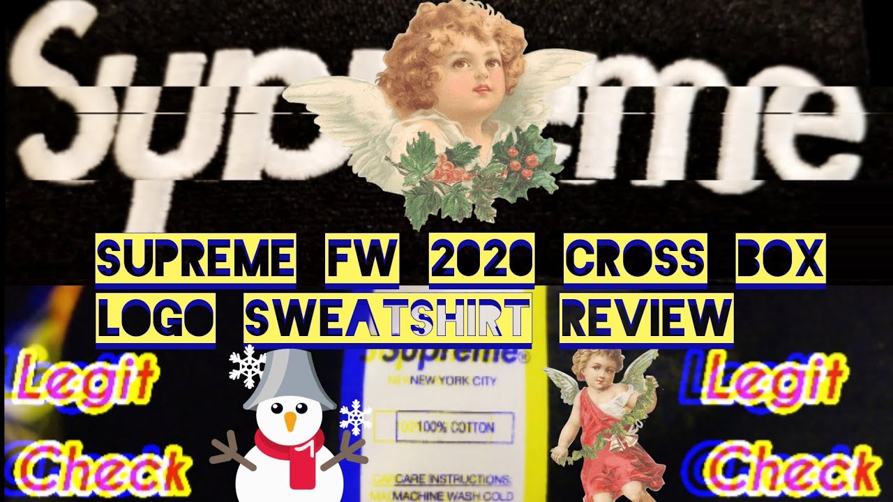Supreme FW2020 Week 15 Cross Box Logo Review/Legit Check