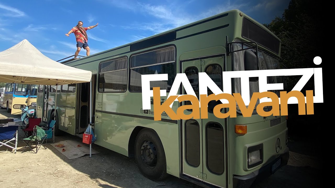 Jakuzili Fantezi Otobüs Karavan | Otobüste Yaşayan Çift | Mercedes O 302T