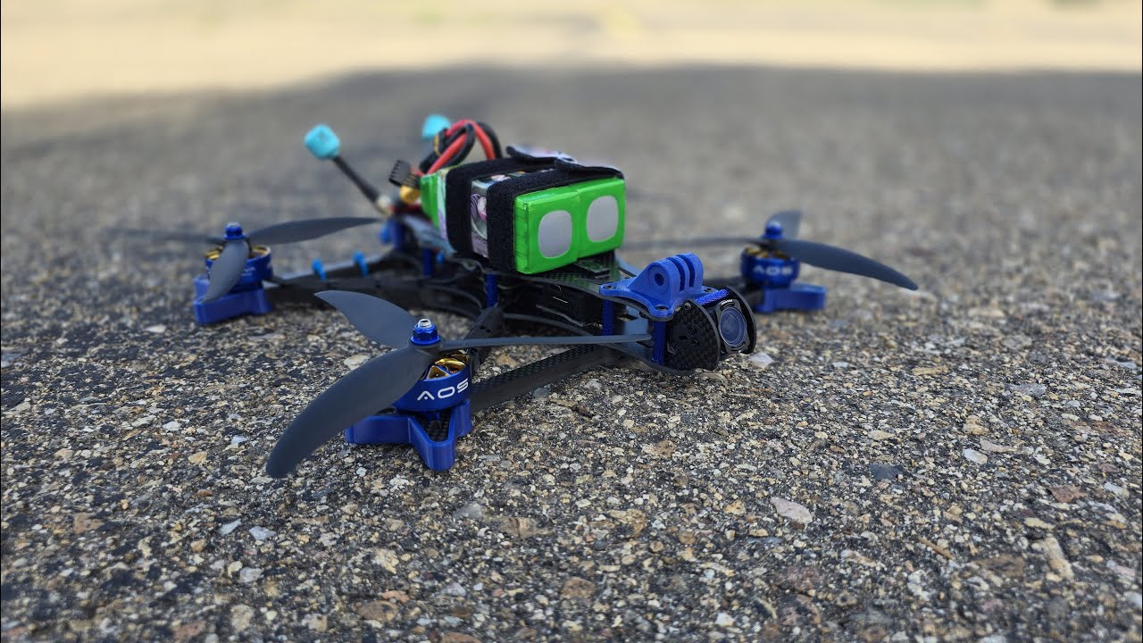 8s AOS 7 inch ONE PACK test flight!