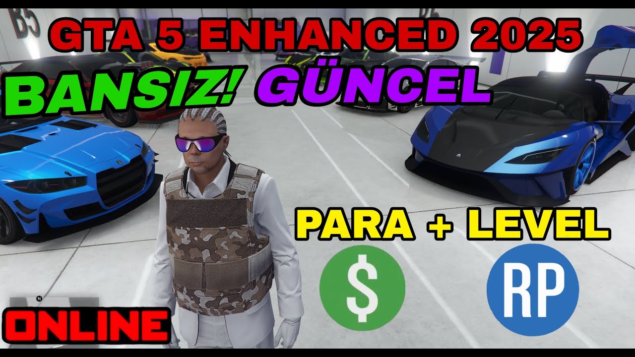 GTA 5 ENHANCED PC 2025 BANSIZ PARA VE LEVEL HİLESİ!(FİX)