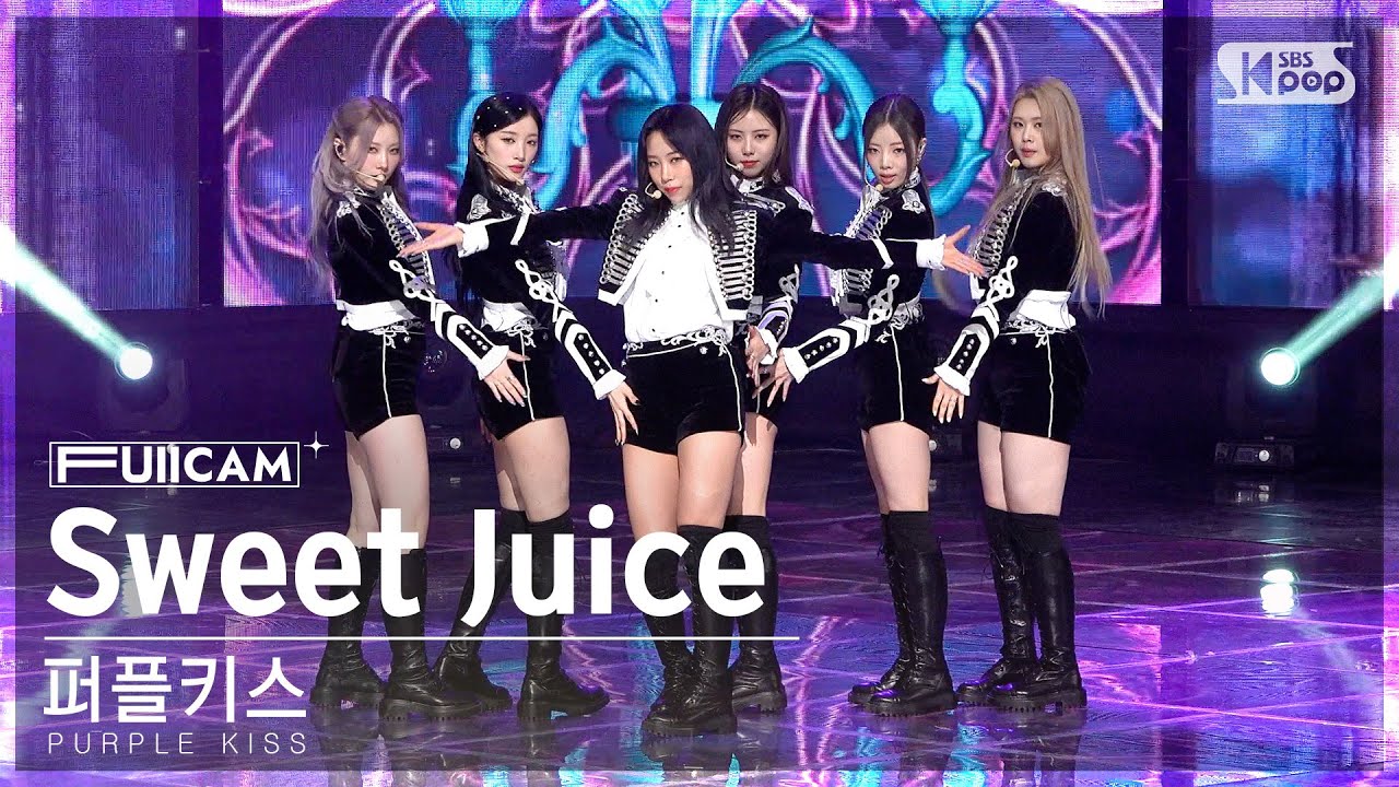 [안방1열 풀캠4K] 퍼플키스 'Sweet Juice' (PURPLE KISS FullCam)│@SBS Inkigayo 230305