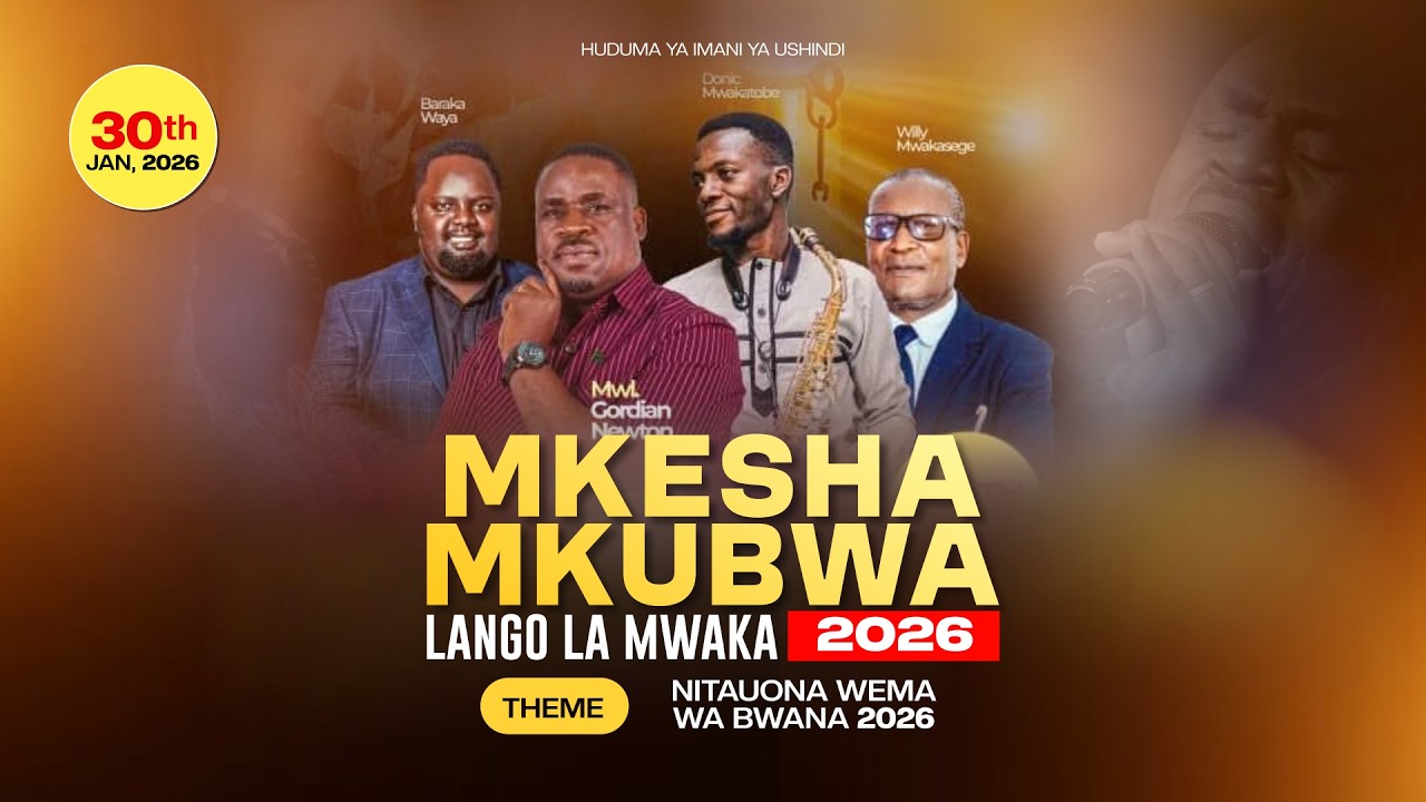 IBADA YA MKESHA WA KUOMBEA LANGO LA MWAKA 2026 || MTUMISHI NEWTON GORDIAN