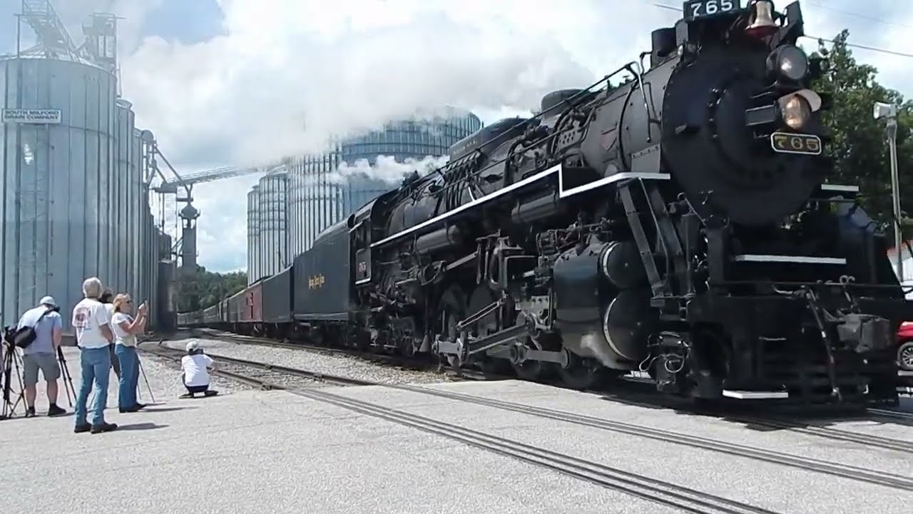 NKP 765 at Open House Indiana Northeastern RR