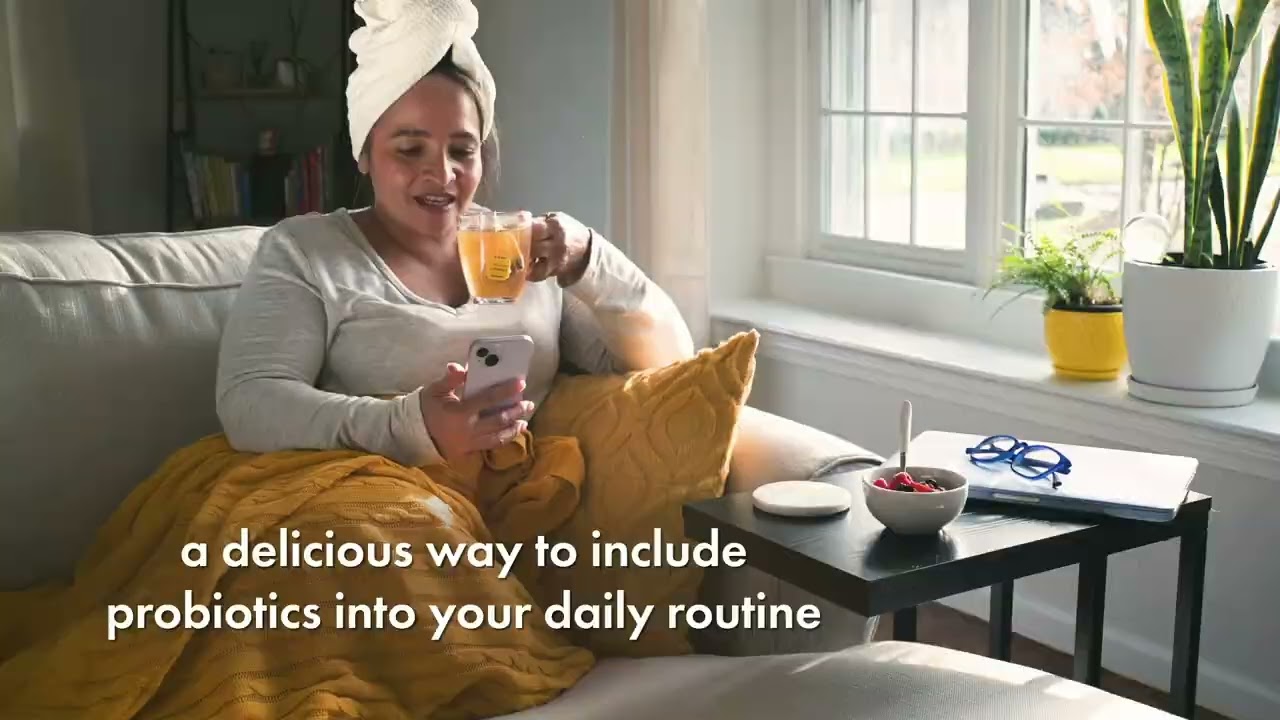 Bigelow's Lemon Ginger Herbal Tea with Probiotics