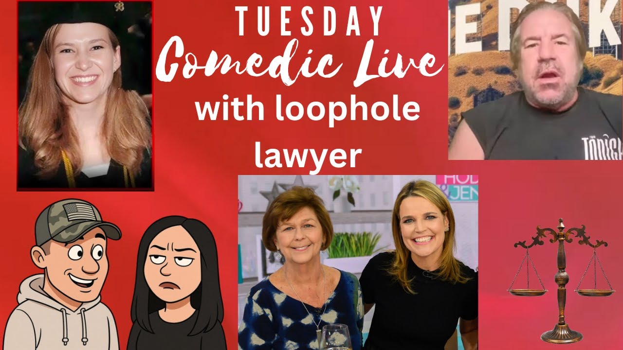 Tuesday Comedic Live re: True Crime & Dabbleverse w/Loophole Lawyer