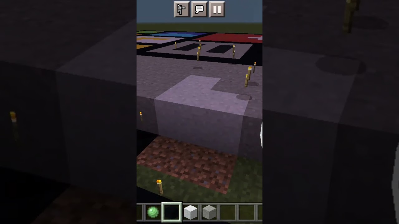 diamond play button cement pad