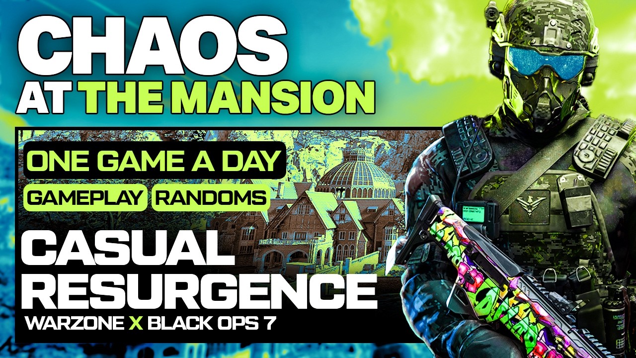 Chaos At The Mansion | No Commentary | Warzone BO7 Gameplay