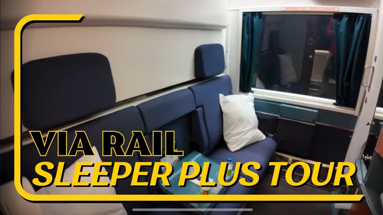 VIA Rail Sleeper Plus | Опущенные спальные места, душ, экскурсия.